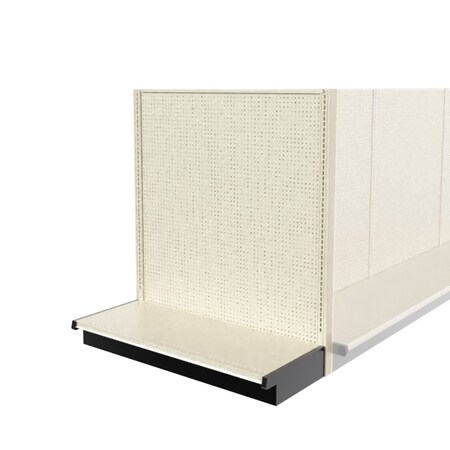 Lozier Shelving End Cap Display, Platinum 48W 54H 19D P459U-EC